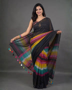 Mul mul plain rainbow - Black