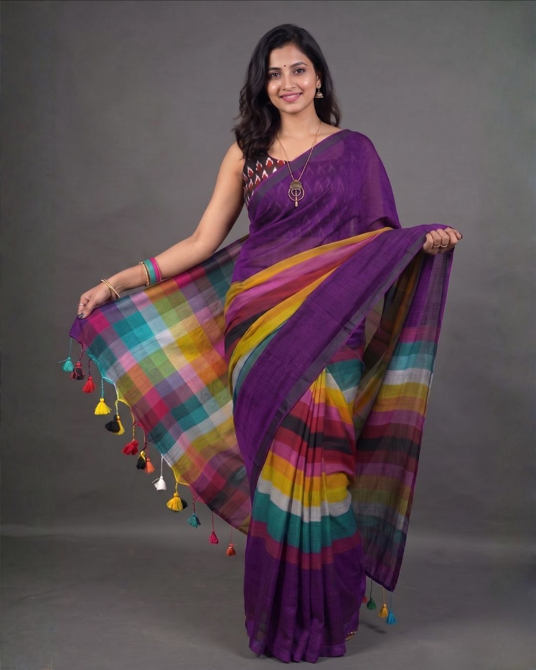 Mul mul plain rainbow - Purple