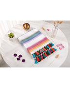 Mul mul plain rainbow - White