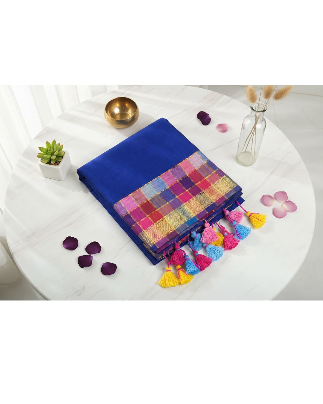 Mul Mul rainbow jari stripes - Ink blue