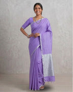 Tussar cotton - Lavendar